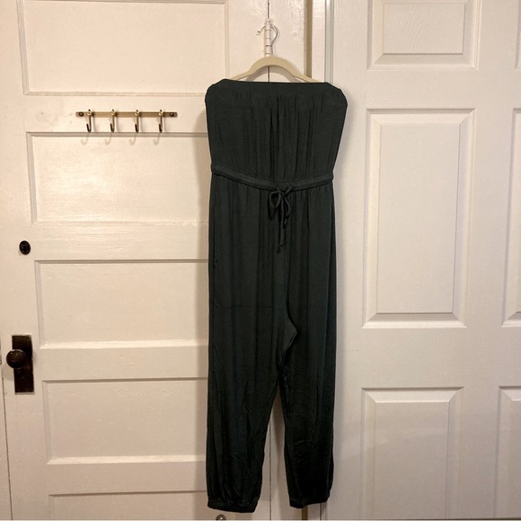 Spiritual Gangster Women's Carmela Rib Cinched Jumpsuit in Dusty Olive NWOT - Picture 4 of 9